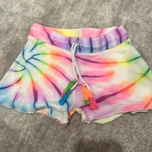 Flowers by Zoe tie dye shorts